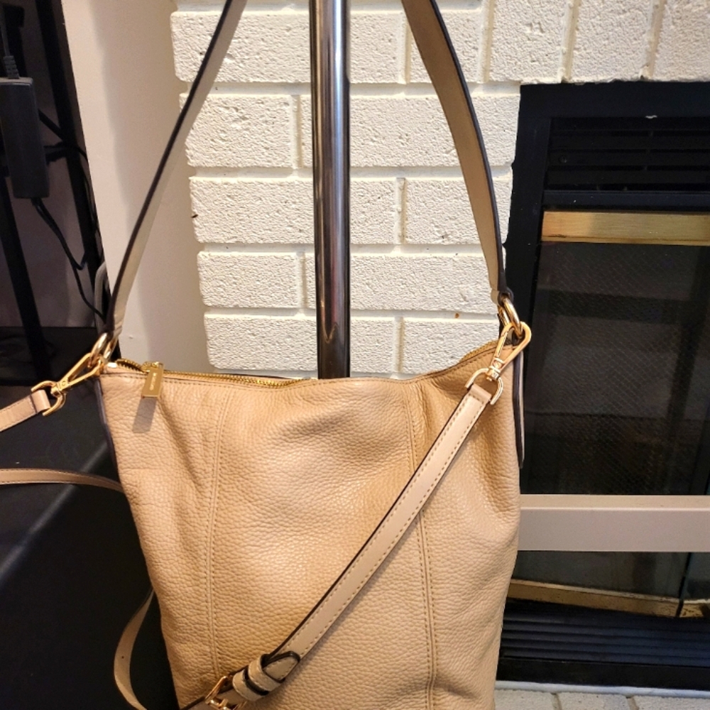 Michael Kors Tan Leather Shoulder Bag